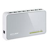 TP-Link 8 Port 10/100Mbps Fast Ethernet Switch | Desktop Ethernet Splitter | Ethernet Hub | Plug and Play | Fanless Quiet | Desktop Design | Green Technology | Unmanaged (TL-SF1008D)
