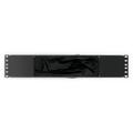 Panduit PTT2/N Pass-Through Patch Panel 2RU Black 19-Inch Rack Mount