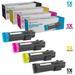 LD Compatible Toner Cartridge Replacement for Xerox Phaser 6510 & WorkCentre 6515 High Yield (Black Cyan Magenta Yellow 4-Pack)