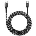 Agoz 6ft Braided USB-C to USB-A FAST data Transfer Sync Charger Cable for Western Digital WD My Passport SSD MY PASSPORT ULTRA Hard Drive