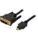 StarTech.com HDDDVIMM2M Black Micro HDMI (19 pin) Male to DVI-D (19 pin) Male to Male Cable