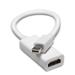 THE CIMPLE CO - White Thunderbolt Mini DisplayPort DP to HDMI - High Speed Cable Adapter 10 Pack