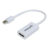 Manhattan Passive Mini DisplayPort to HDMI Adapter - Mini DisplayPort Male to HDMI Female 1080p@60Hz White