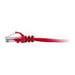 C2G Cat5e Snagless Unshielded (UTP) Network Patch Cable - patch cable - 25 ft - red