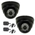 VideoSecu 2x Security Camera IR Day Night Built-in 1/3 SONY Effio CCD Wide Angle View 28 Infrared LEDs 700TVL with 2 Power Supply bgd