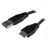 StarTech StarTech Cable 0.5m Slim SuperSpeed USB3.0 A to Micro B Cable Male-Male