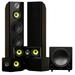 Fluance Signature Surround Sound Home Theater 5.1 Speaker System - Walnut