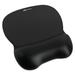 Innovera IVR51450 Nonskid Base 8-1/4 in. x 9-5/8 in. Gel Mouse Pad with Wrist Rest - Black