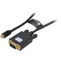 StarTech.com Model MDP2VGAMM3B Black Mini DisplayPort to VGA Adapter Converter Cable - mDP to VGA 1920 x 1200 Male to Male