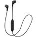 JVC Soft Wireless Earbud with Stayfit Tips Remote and Mic and Bluetooth Black (HA-FX9BTB)