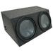 Universal Car Stereo Hatchback Sealed Dual 12 Harmony R124 Sub Box Enclosure