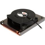 Dynatron B3 Intel Skylake Socket FCLGA3647 Narrow ILM 80x80x15mm Aluminum PWM Blower Fan Copper skiving heatsink for 1U Server up to CPU power 165 Watts