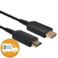 Fiber Optic HDMI Cable 12ft 4k at 60Hz UHD 18Gbps High Speed Slim and Flexible AOC