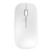 AMGRA Bluetooth Dual Mode Wireless 2.4G Mouse Mute Ultra-Thin for Laptop Desktop Computer Silent Dual Mode Charging Version Electronic Accessories WHITE