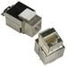 Cable Wholesale Shielded Cat6a Keystone Jack- RJ45 Female to 110 Punch Down