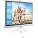 Pyle Portable Projector Screen Tripod Stand - Mobile Projection Screen & Easy Pull Assemble System