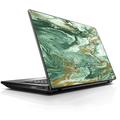 Laptop Notebook Universal Skin Decal Fits 13.3 to 15.6 / Marble Paint Swirls green