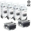 LD Compatible Cartridge Replacement for Canon PGI-7Bk 2444B001 (Black 4-Pack)