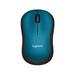 Logitech M185 Wireless Mouse 2.4GHz with USB Mini Receiver Ambidextrous Blue