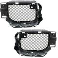 For 13-18 Benz G-Class Front Bumper Cover Grill Grille Assembly Black SET PAIR