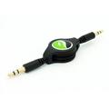 Retractable Aux Cable 3.5mm Adapter Car Stereo Aux-in Audio Cord R1B for Motorola Droid Turbo 2 Moto e6 E5 E4 PLUS Play - NABI DreamTab HD8 XD 10.1 - Nokia 3.1 7.1 Plus