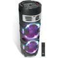 Pyle Portable Bluetooth PA Speaker System - 1200W Outdoor Bluetooth Speaker Portable PA System