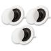 Acoustic Audio HTI6c Flush Mount In Ceiling Speakers with 6.5 Woofers 3 Pack