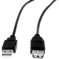 10FT/3M USB 2.0 EXTENSION CABLE USB 2.0 TYPE A TO TYPE A F/M BLACK