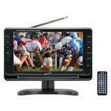 Supersonic 9 Portable Digital Widescreen LCD TV USB/SD Inputs AC/DC Compatible SC-499