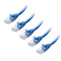 Cable Matters 5-Pack Snagless Cat6 Ethernet Cable (Cat6 Cable / Cat 6 Cable) in Blue 3 Feet - Available 1FT - 150FT in Length