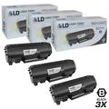 LD Compatible Replacements for Lexmark 50F1H00 (501H) 3PK HY Black Toners for Lexmark MS310d MS310dn MS312dn MS315dn MS410d MS410dn MS415dn MS510dn MS610de MS610dn MS610dte & MS610dtn
