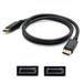 Add-onputer Peripherals L Displayport Male To Male Black Cable 3 ft.