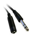 C&E 1/4 Inch Stereo Extension Cable TRS Balanced 1/4 Inch Male to 1/4 Inch Female 50 Feet