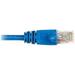 Black Box CAT6PC-005-BL Black Box CAT6 Value Line Patch Cable Stranded Blue 5-ft. (1.5-m) - Category 6 for Network Device - Patch Cable - 5 ft - 1 x RJ-45 Male Network - 1 x RJ-45 Male Network -