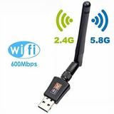 Wireles USB wifi Adapter Dongle RTL8811AU 802.11ac USB WiFi Dual Band 5Ghz 2.4Ghz 600Mbps Adapter USB 2.0 AC600 Mini Dual Band Wireless-AC Network Adapter - WiFi Adapter for Win 7 8 10 Mac Linux