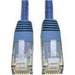 Tripp Lite Premium N200-075-BL 75ft Cat6 RJ-45 Patch Network Cable - Blue