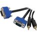 StarTech.com MXTHQMM6A 6 ft. Coax High Resolution Monitor VGA Cable w/ Audio