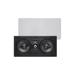 Monoprice 2-Way Carbon Fiber In-Wall Center Channel Speaker - Dual 5.25 Inch (Single) - Alpha Series