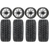 System 3 ST-3 Machined 14 Wheels 28 Regulator Tires Sportsman 550 850 1000