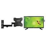 Supersonic 18.5 in. Class HD 720P Portable LED TV-DVD Combo & Stanley TMX-102FM Full-Motion Mount