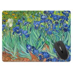 WIRESTER Super Size Rectangle Mouse Pad Non-Slip X-Large Mouse Pad for Home Office and Gaming Desk - Irises Vincent Van Gogh