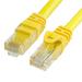 Cmple Cat6 Ethernet Cable 10Gbps - Computer Networking Cord with Gold-Plated RJ45 Connectors 550MHz Cat6 Network Ethernet LAN Cable Supports Cat6 Cat5e Cat5 Standards - 7 Feet Yellow