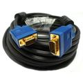 25FT 15PIN GOLD PLATED BLUE SVGA HD15 SUPER VGA Male to Male M/M MONITOR/LCD/PROJECTOR CABLE projectors and computer flat panel display monitors to portable or desktop computers for netflix