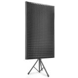 PylePro Sound Absorbing Acoustic Insulation Studio Foam Wall Panel w/ Stand