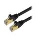 StarTech C6ASPAT15BK StarTech.com Cat6a Shielded Patch Cable - 15 ft - Black - Snagless RJ45 Cable - Ethernet Cord - Cat 6a Cable - 15ft