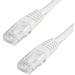 StarTech.com 100ft CAT6 Ethernet Cable White Molded Gigabit 100W PoE UTP 650MHz Category 6 Patch Cord UL Certified Wiring/TIA