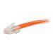 C2G 7ft Cat6 Non-Booted Unshielded (UTP) Ethernet Network Patch Cable - Orange - patch cable - 7 ft - orange