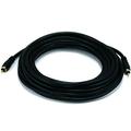 Monoprice Audio/Video Coaxial Cable - 25 Feet - Black | RCA Male/Male RG-59U 75ohm (for S/PDIF Digital Coax Subwoofer & Composite Video)