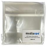 CheckOutStore 1000 OPP Plastic Wrap Bag for Standard CD Jewel Case 10.4mm