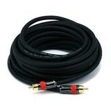 Monoprice Digital Coaxial Audio Cable - 25 Feet - Black | High Quality RG6 RCA CL2 Rated Gold plated